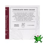 Chocolate 100% cacao orgánico 100 g
